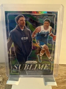 2024-2025 Panini Prizm - Anthony Edwards Sublime #21 SSP Case Hit! Super Clean!! - Picture 1 of 2