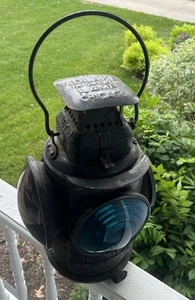 Vintage Chicago The Adlake Non-Sweating Lamp 4-Way Signal Railroad Light Caboose - Picture 1 of 20