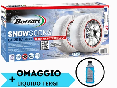 CALZE DA NEVE PER AUTO 215/55 R18 XL OMOLOGATE EN 16662-1 ANTISCIVOLO + OMAGGIO - Imagen 1 de 4