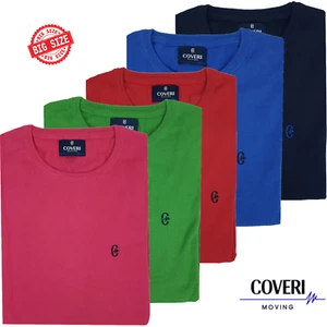 Men's Heavy Sizes Lightweight Cotton Solid Ink Sweater 3XL 4XL 5XL 6X - Picture 1 of 12