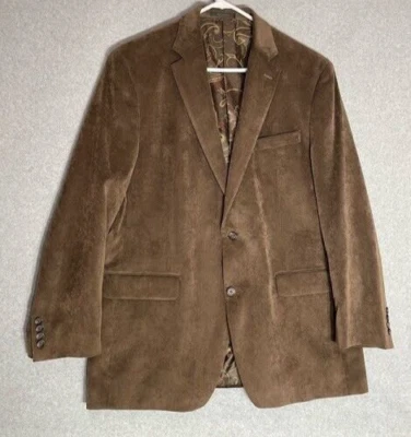 Ralph Lauren Corduroy Sport Coat Blazer Jacket Brown 44L - Image 1 of 4