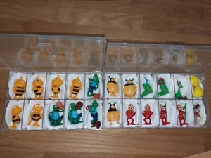 Ü-Ei Biene Maja 1986 - Komplettsatz inkl. 8 Varianten + 1x Flügel milchig - Bild 1 von 10