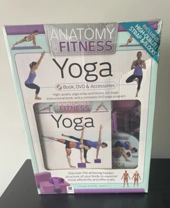 Anatomy Of Fitness Yoga Book, DVD, Straps, Blocks New In Box - Picture 1 of 6