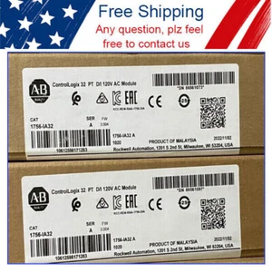 Factory Sealed Allen Bradley 1756-IA32 /A ControlLogix 32 Point Input Module US - Picture 1 of 3