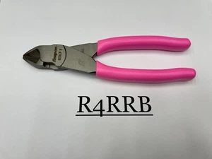 Snap-on Tools USA NEW PINK Soft Grip 7" VECTOR EDGE Diagonal Cutter 87ACFP - Picture 1 of 7
