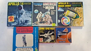 Lot of 6 - Apollo, Gemini, 8mm Films, Glenn, Moon Walk, Space Walk, Castle Etc - Picture 1 of 7