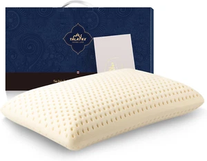 Natural Latex Pillow with Removable Tencel Cover - Pressure Relief Gift - Picture 1 of 7