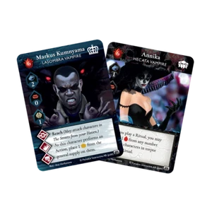 Vampire: The Masquerade Rivals: Markus Kumnyama & Annika Promo Pack Expansión - Imagen 1 de 2