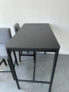 Stehtisch von IKEA - Elegantes Design in Anthrazit - Wie neu! - Bild 1 von 4