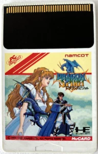 NEC PC Engine Hucard DRAGON SPIRIT Card Only Used Japan import - Picture 1 of 3