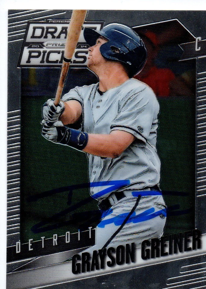 Grayson Greiner Detroit Tigers 2014 Panini Prizm Draft Signed Card - Image 1 of 1