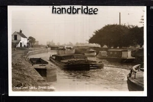 Cranfleet, Canal Lock, Trent Lock - cerca de Long Eaton - postal fotográfica real - Imagen 1 de 1