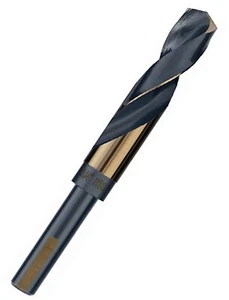 HSS Silber und Deming Bohrer 1/2 reduzierter Schaft gold/schwarz Bohrer Stahl Metall - Bild 1 von 18