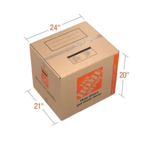 24x20x21 Moving Boxes with Handles Extra Large Heavy Duty 75 lb (10-Pack) - Picture 1 of 12