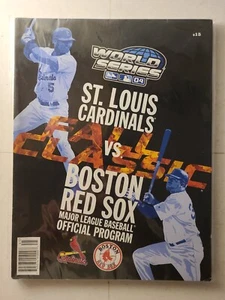 2004 MLB World Series Official Program, Cardinals vs. Red Sox - Picture 1 of 7