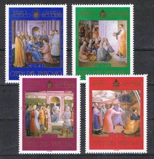 Vatikan: MiNr. 1454 - 1457 ** postfrisch, Kapelle Papst Nikolaus V. 2003 [14606