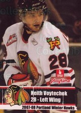 2007-08 Portland Winter Hawks #22 Keith Voytechek