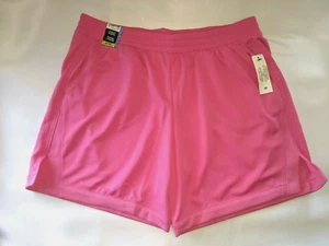 Athletic Work Moisture Wicking Tag-Free Comfort Core Short Pink Sz XL 14-16 Plus - Picture 1 of 5