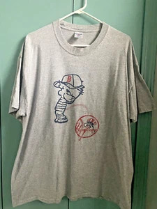 JERZEES BOSTON RED SOX PISS*D ON NEW YORK YANKEES (2X) GRAY T-Shirt - Picture 1 of 4