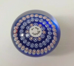 Baccarat WE THE PEOPLE Millefiori Paperweight - Picture 1 of 11