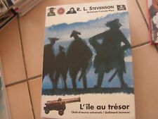 livre  l'ile au tresor  R.L STEVENSON   - Gallimard Jeunesse (e2)