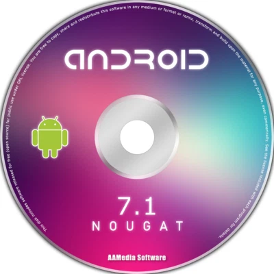 ANDROID 7.1 Nougat 64bit for PC Live Bootable DVD Rom Linux Operating System - Image 1 of 2