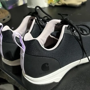 Carhartt Force 3 Soft Toe Work Shoes Women's 9 M Black/Amethyst Lace Ups - Picture 1 of 7