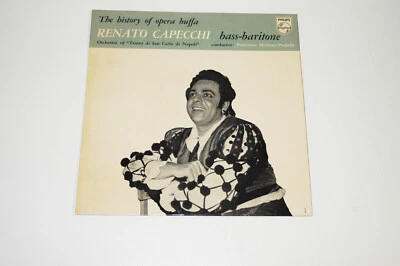 Renato Capecchi - The History Of Opera Buffa 1950s Holland Philips Mono 10" LP - Image 1 of 4