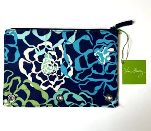 Vera Bradley PENCIL POUCH Blue Case for Backpack School Art Katalina Blues NEW - Picture 1 of 3