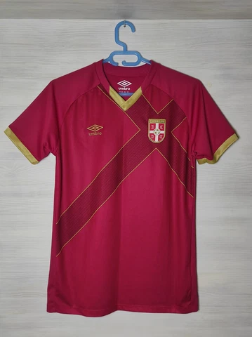SERBIA 2014-15 HOME SHIRT UMBRO JERSEY SOCCER SIZE XLBOYS Cover