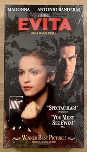 VHS ~ EVITA ~ Color ~ FS ~ PG ~ 135 Mins. ~ 1996 ~ !š! - Picture 1 of 6