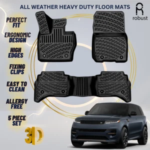 Floor Mats Liners For Range Rover Sport PHEV 2023-2025 All Weather Heavy Duty 3d - Picture 1 of 9