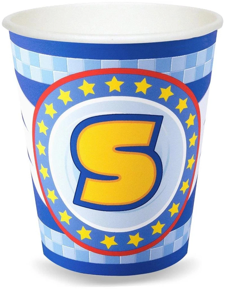 Tazas de papel Sonic the Hedgehog vajilla fiesta de cumpleaños 9 oz bebidas frías calientes 8 quilates Foto 1 de 1