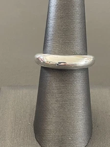 Anillo apilable único David Yurman de plata de ley 925 forma pura. Talla 7 (K2) - Imagen 1 de 10
