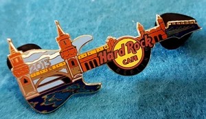 BERLIN OBERBAUMBRUECKE OBERBAUM BRIDGE LANDMARK GUITAR 2013 Hard Rock Cafe PIN - Picture 1 of 1