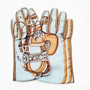 Hermes Gloves Ladies Leather, Silk 2866682 - Picture 1 of 11