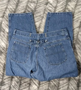Vintage Lee Relaxed Tapered Baggy Skater Denim Jeans 38x28 Buckle Back Made In USA - Bild 1 von 10
