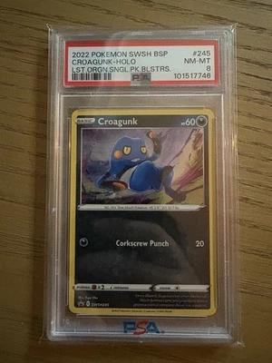 Croagunk - (Cosmos Holo) SWSH245 SWSH: Sword & Shield Promo Cards Holo - Image 1 of 2