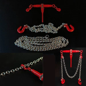 Steel Chain Tensioner Heavy Duty Cargo Binding Fixed Chain For 1/14 RC Car Model - Picture 1 of 29
