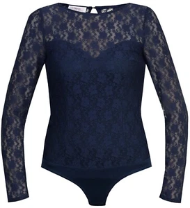 MarJo Trachtenbody Helma-Dalinda Trachten Body langarm dunkelblau Gr. 38 40 - Bild 1 von 1