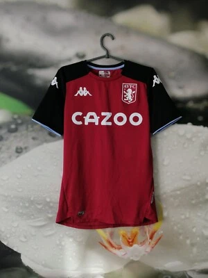 Camiseta camisa de futebol de treinamento Aston Villa 2020 - 2022 Kappa tamanho P - Imagem 1 de 4