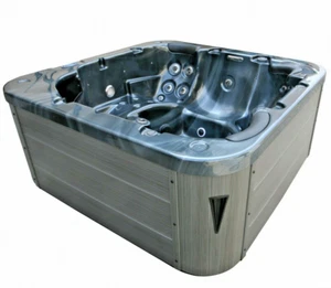 XXL Luxus SPA LED Whirlpool SET 215x215 Farblicht Outdoor-Indoor Pool 5-Personen - Bild 1 von 11