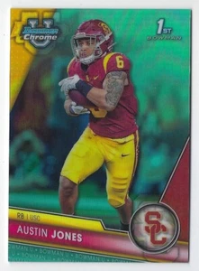 2023 Bowman Chrome University #199 Austin Jones Aqua Refractor #'d 210/299 - Imagen 1 de 2