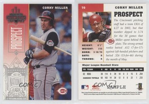 2003 Donruss Champions Sample Silver Corky Miller #70