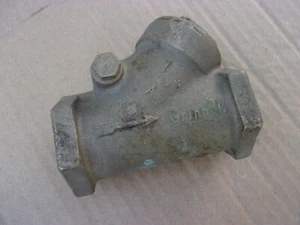 Grinnell 1" NPT Brass Bronze Backflow Swing Check Y Valve 125 SWP 200 WOG Pipe - Picture 1 of 4