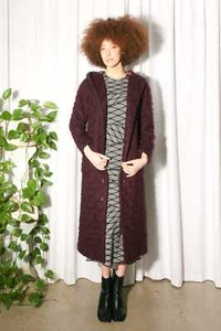 Issey Miyake Plantation shaggy hooded coat - Bild 1 von 5