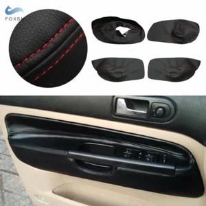 4*Front&Rear Door Panel Armrest Leather Cover For VW Jetta Golf MK4 98-05 4-door - Picture 1 of 9