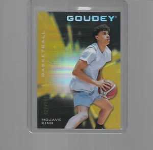 2021 UD GOODWIN CHAMPIONS GOUDEY PLATINUM BLACK & GOLD MOJAVE KING #G8 (022/249) - Picture 1 of 1