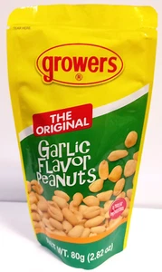 Cacahuetes con sabor a ajo The Original Growers (4 paquetes x 80 g) - Imagen 1 de 2