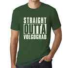 T-shirt graphique homme Straight Outta Volgograd édition limitée écologique